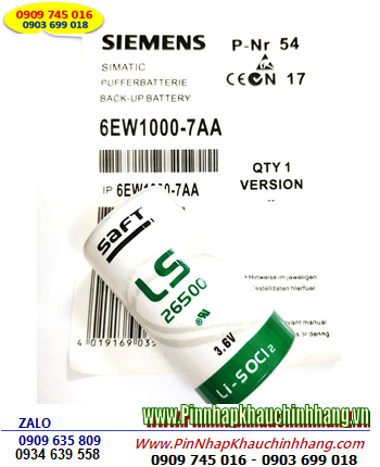 Siemens 6EW 1000-7AA, Pin Siemens 6EW 1000-7AA 3.6v size C 7700mAh(France)